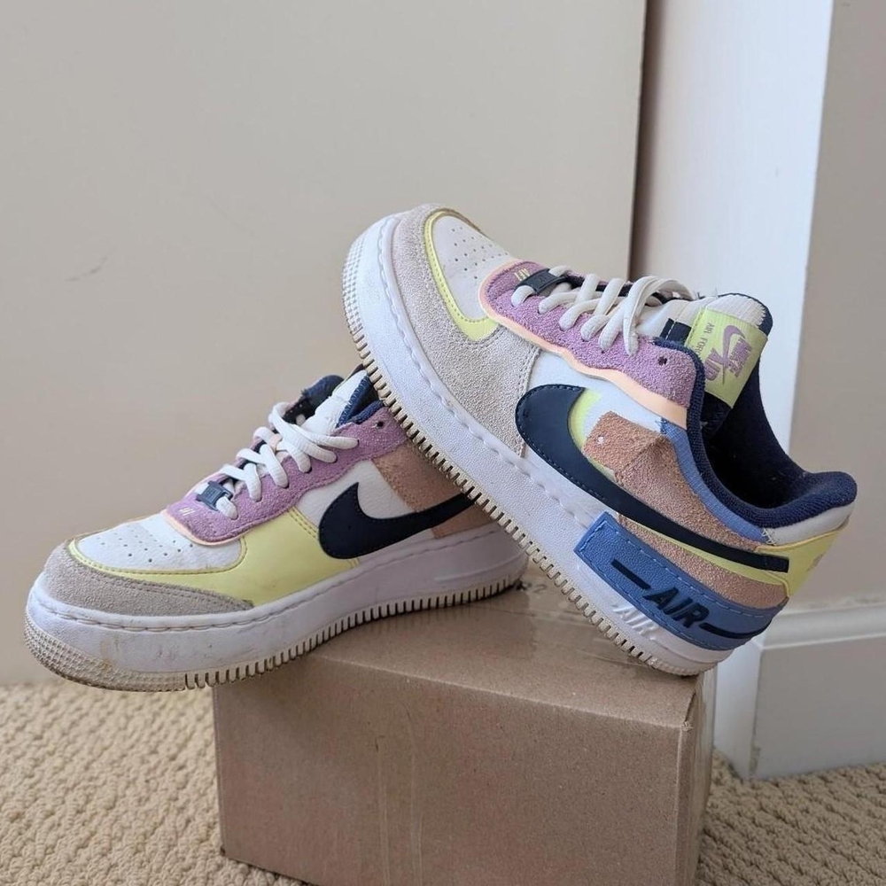 Nike Multi-color airforce 1 shadow crimson tint volt - Picture 6 of 11